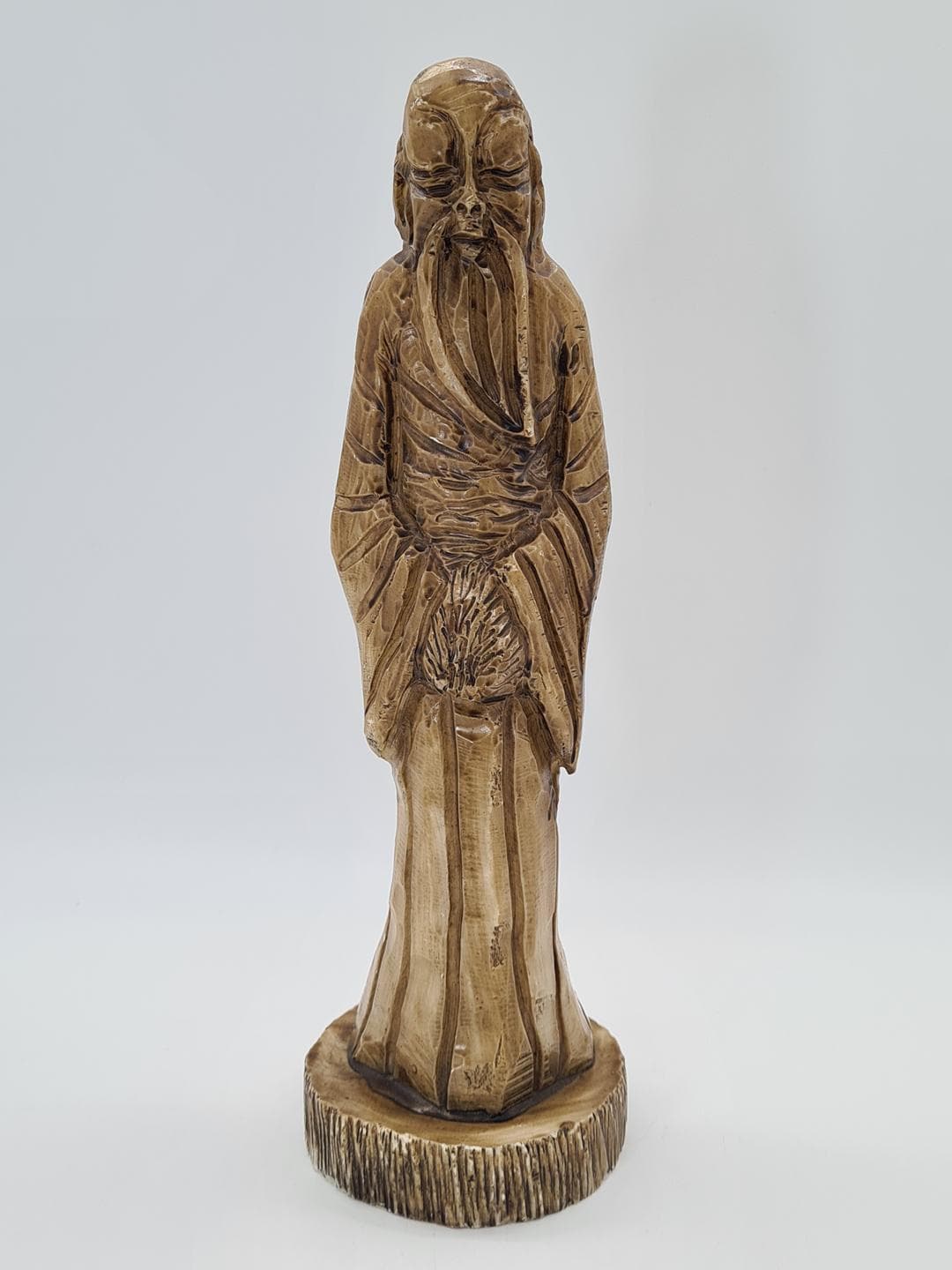 Figurka, art déco, kompozyt brązowy złoty, lata 60. - 370470