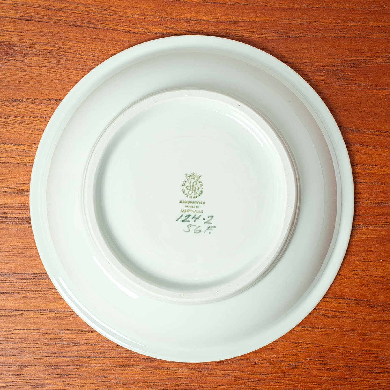 Talerz morski, niebieski, porcelana, Royal Copenhagen, Dania, lata 70. - 370950