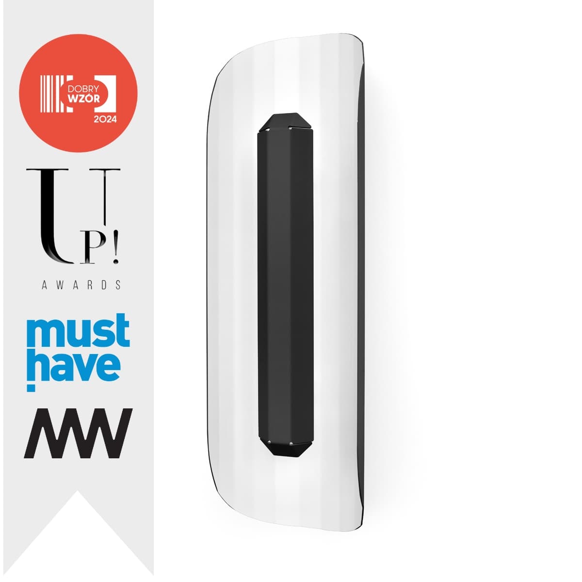 Kinkiet APOLIN 65 cm czarny i biały, Kaspa x Grynasz Studio - 3087