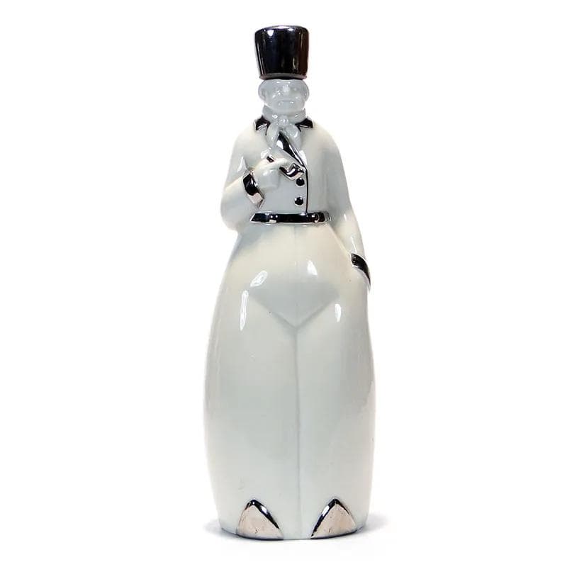 Karafka, Warsztaty Wiedeńskie, biel, porcelana, Austria, lata 20. - 371151