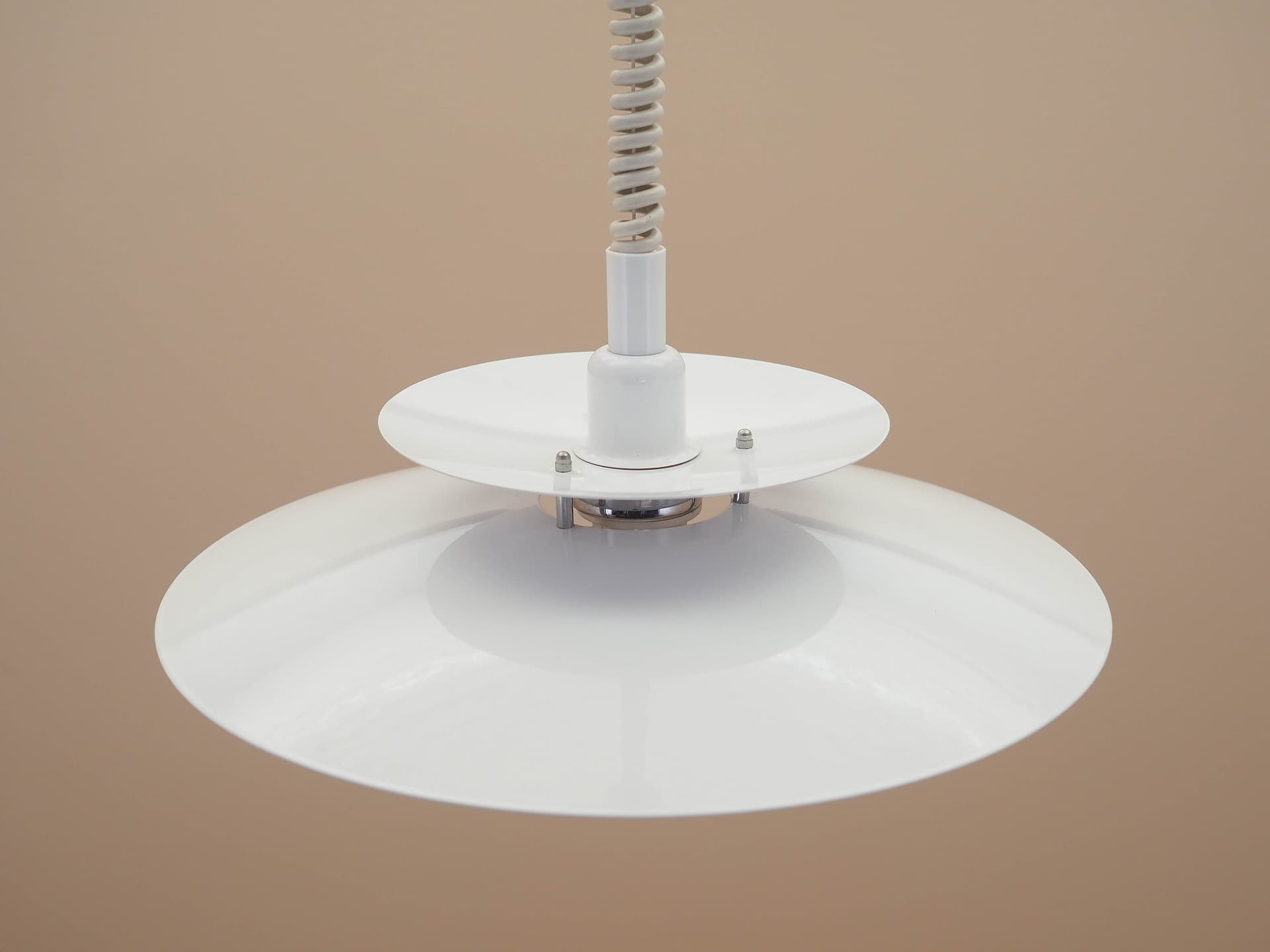 Lampa wisząca warstwowa, biały, metal, Dania - 371262
