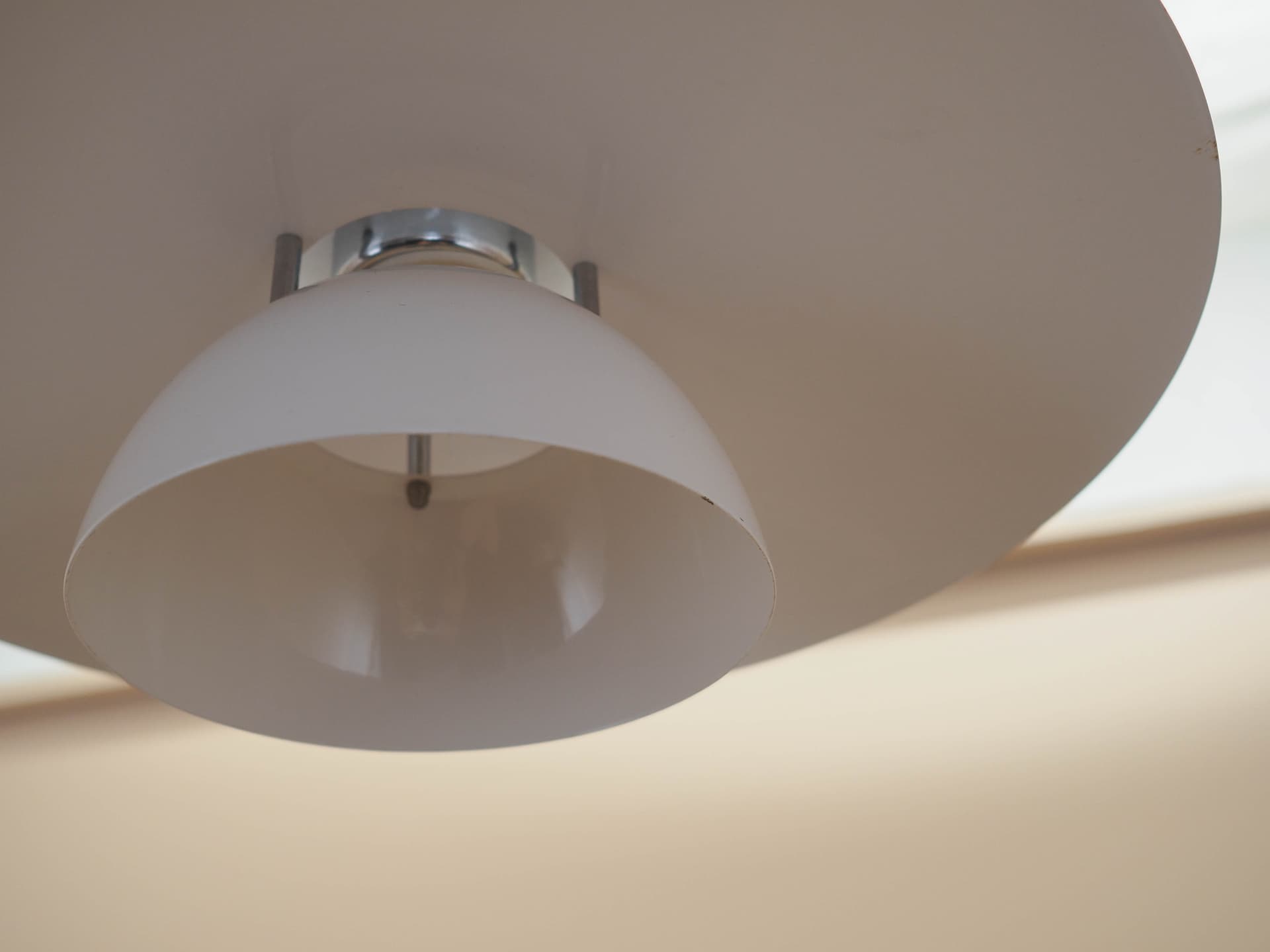 Lampa wisząca warstwowa, biały, metal, Dania - 371264