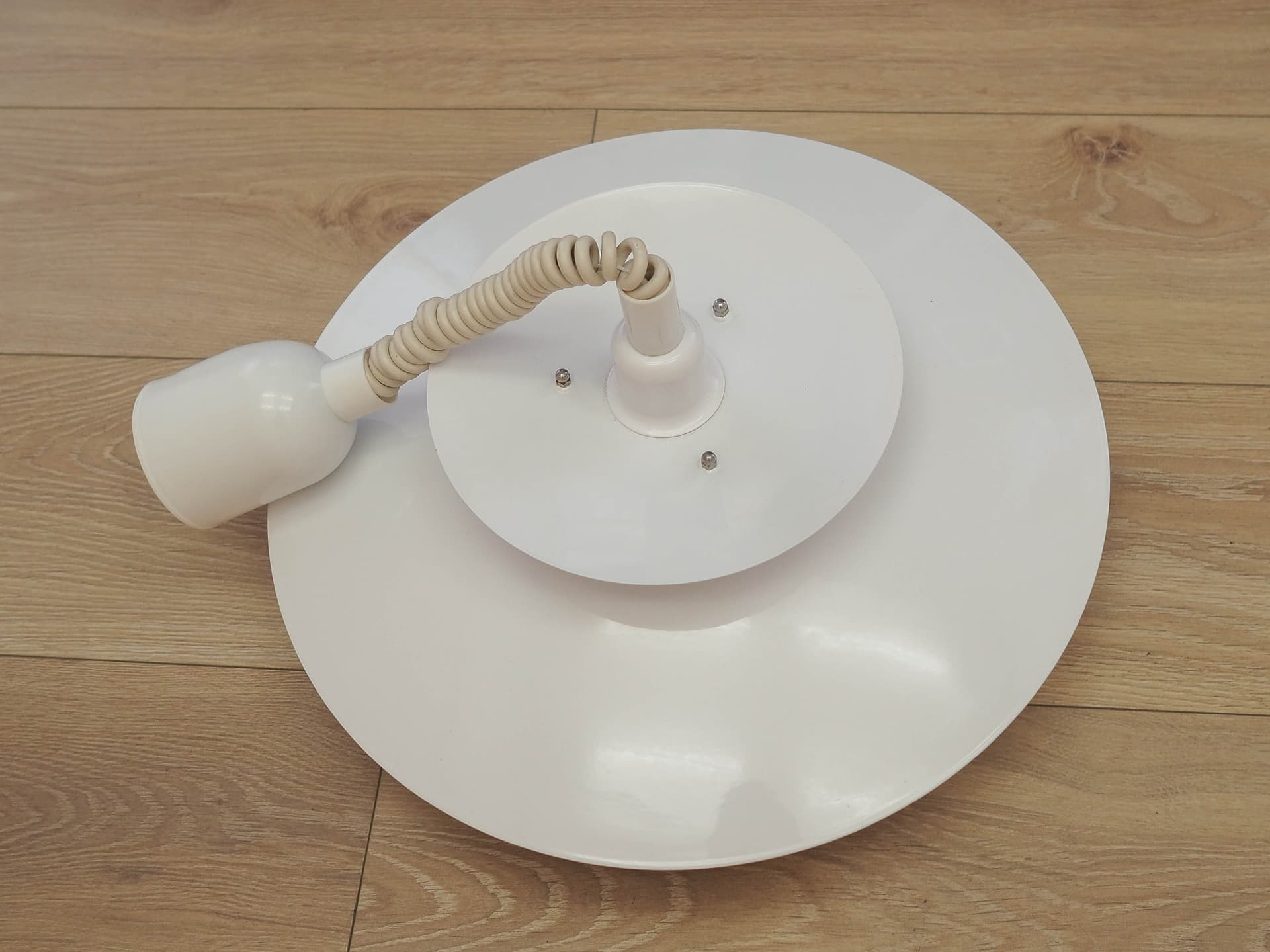 Lampa wisząca warstwowa, biały, metal, Dania - 371266