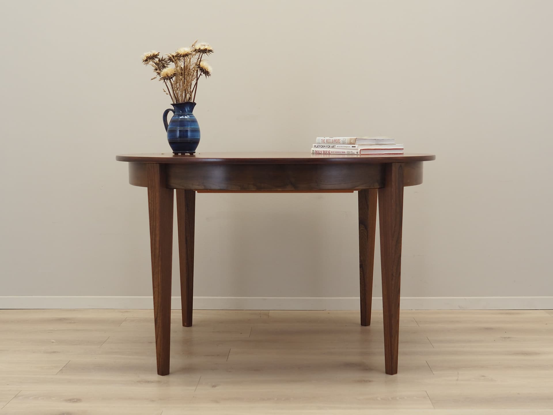 Round Table, brown rosewood, Denmark, 1970s - 66149