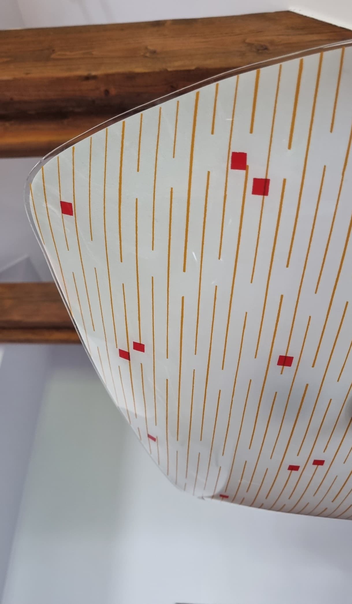 Lampa wisząca Pop Art, szkło sodowe biały, aluminium srebrny, Napako, Czechosłowacja, lata 60. - 371427