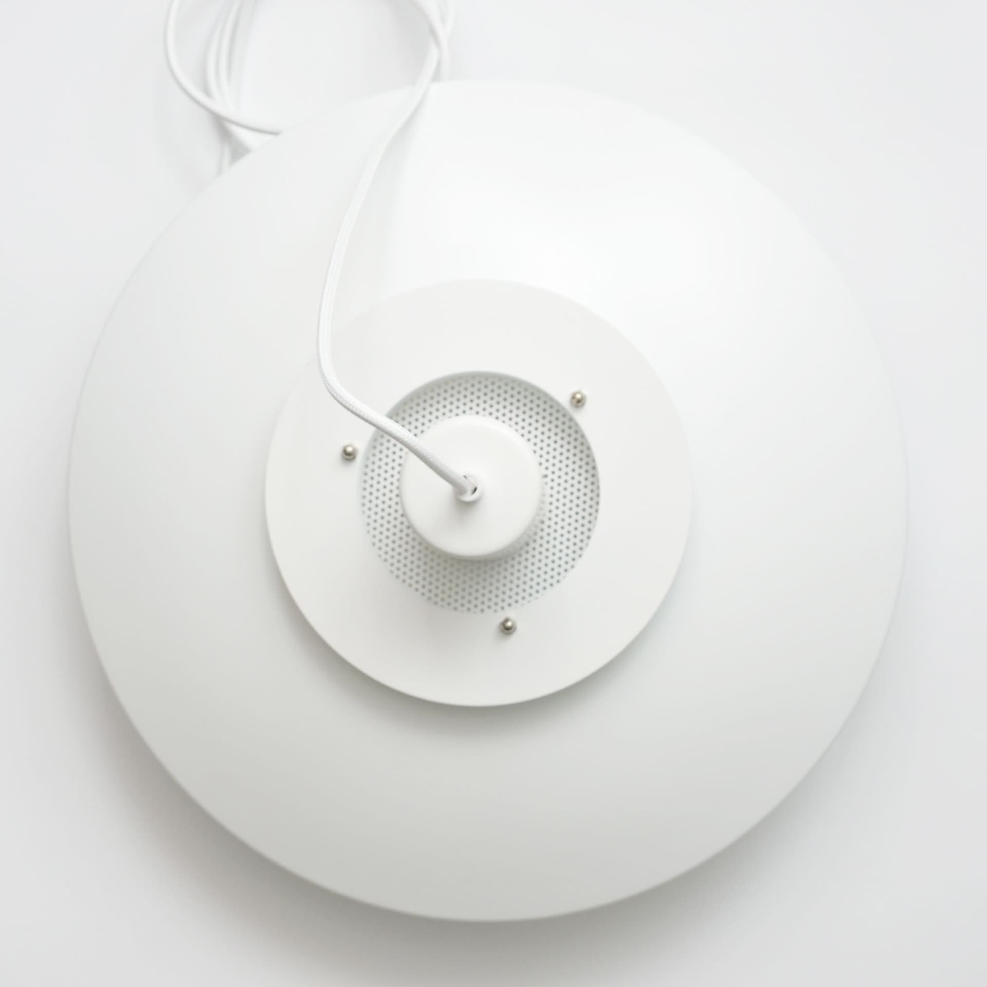 Lampa wisząca Sierra, biały beżowy, metal, Dania, lata 70. - 371463