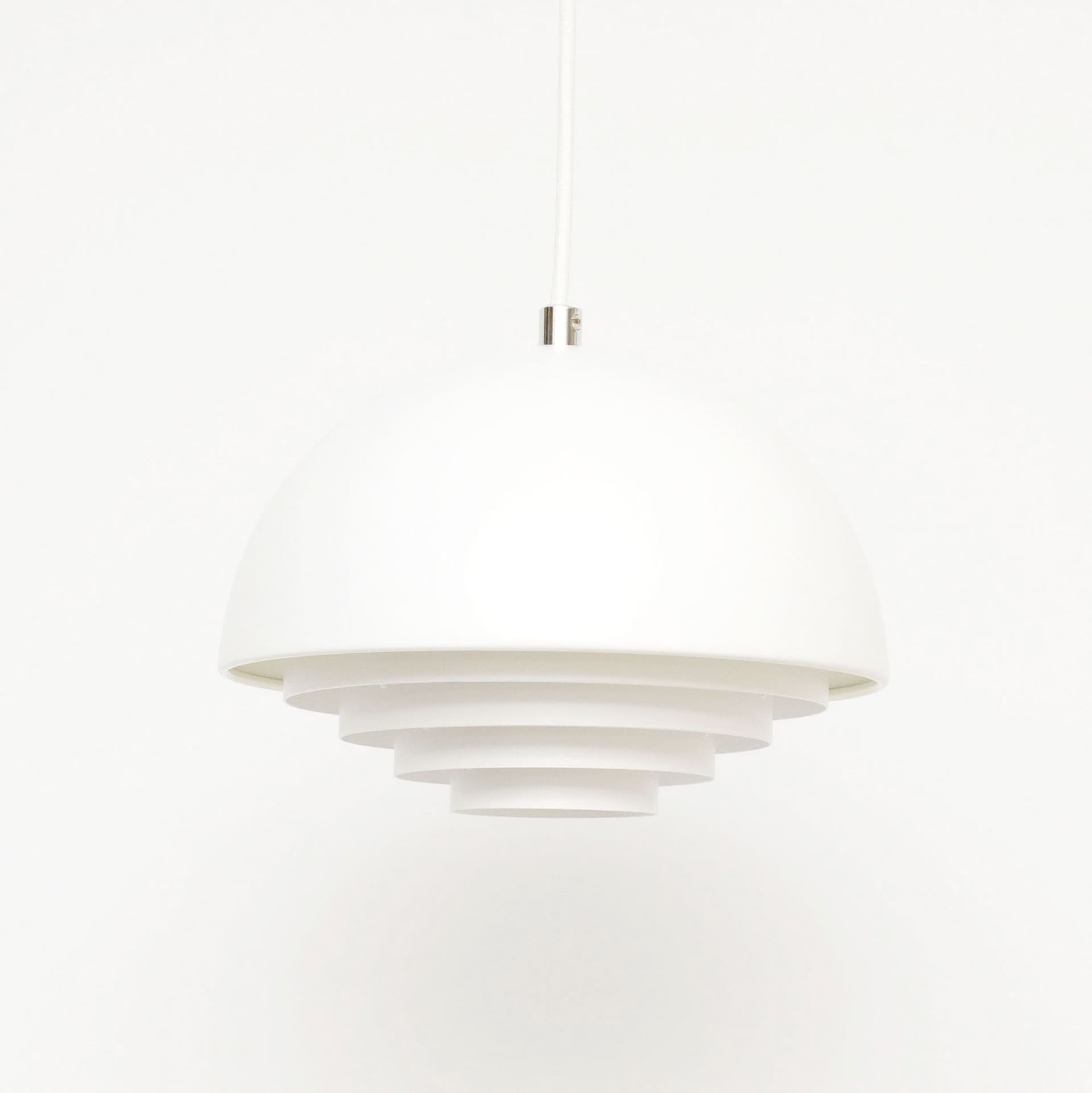 Lampa wisząca, biały, metal, Dania, lata 90. - 371656