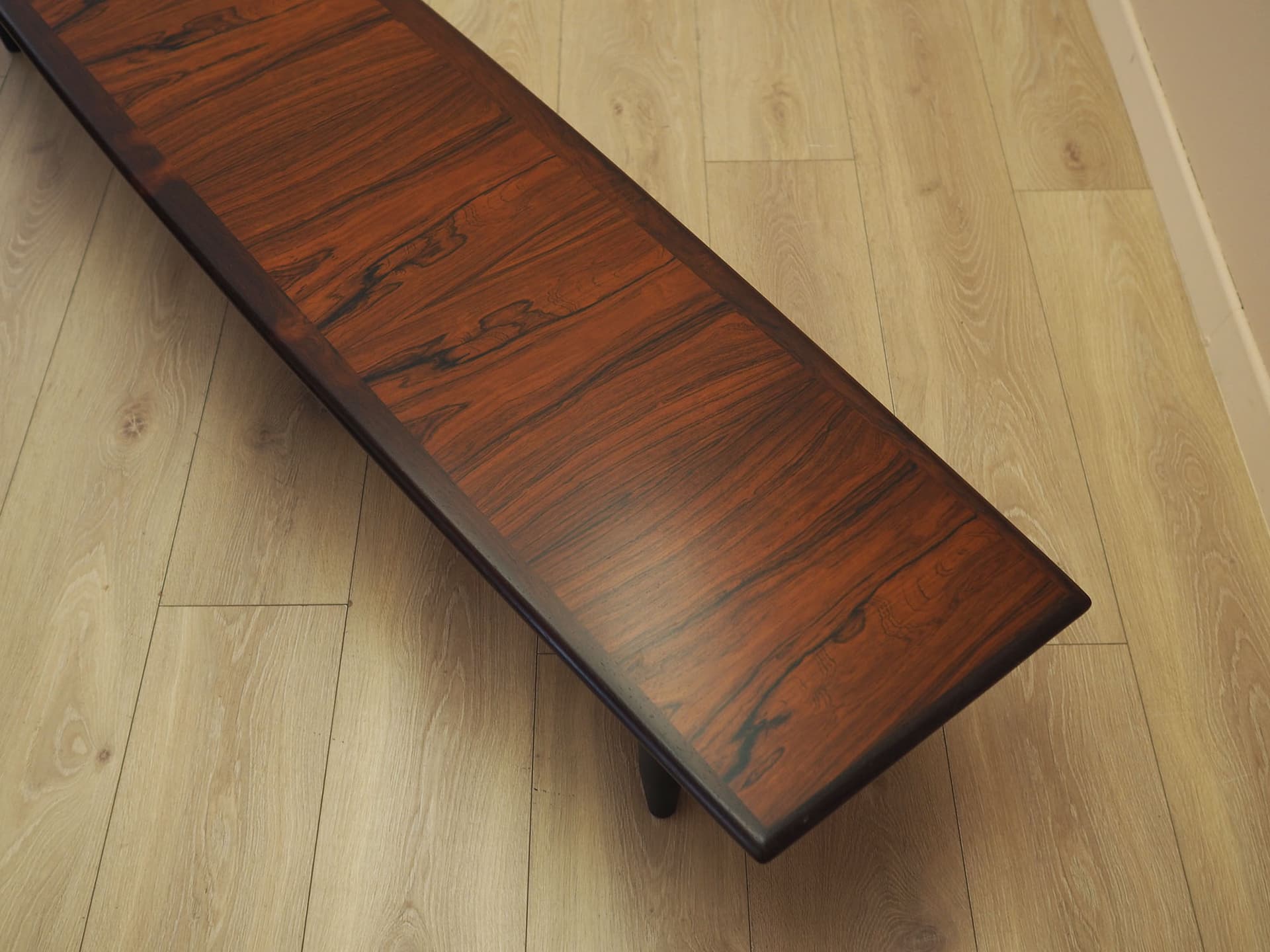 Lowboard, palisander brązowy, drewno czarne, Dania, lata 70. - 371770