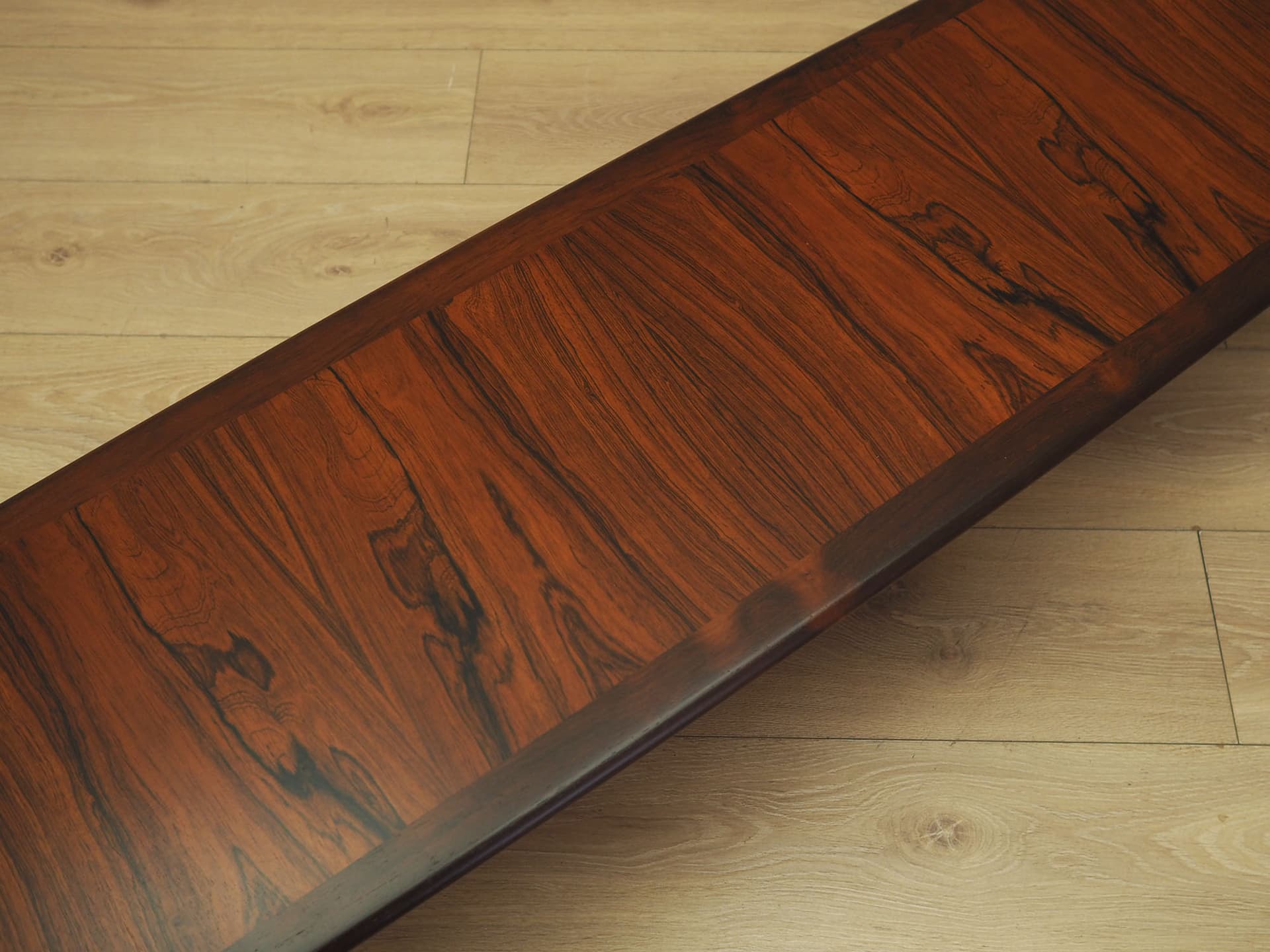 Lowboard, palisander brązowy, drewno czarne, Dania, lata 70. - 371769