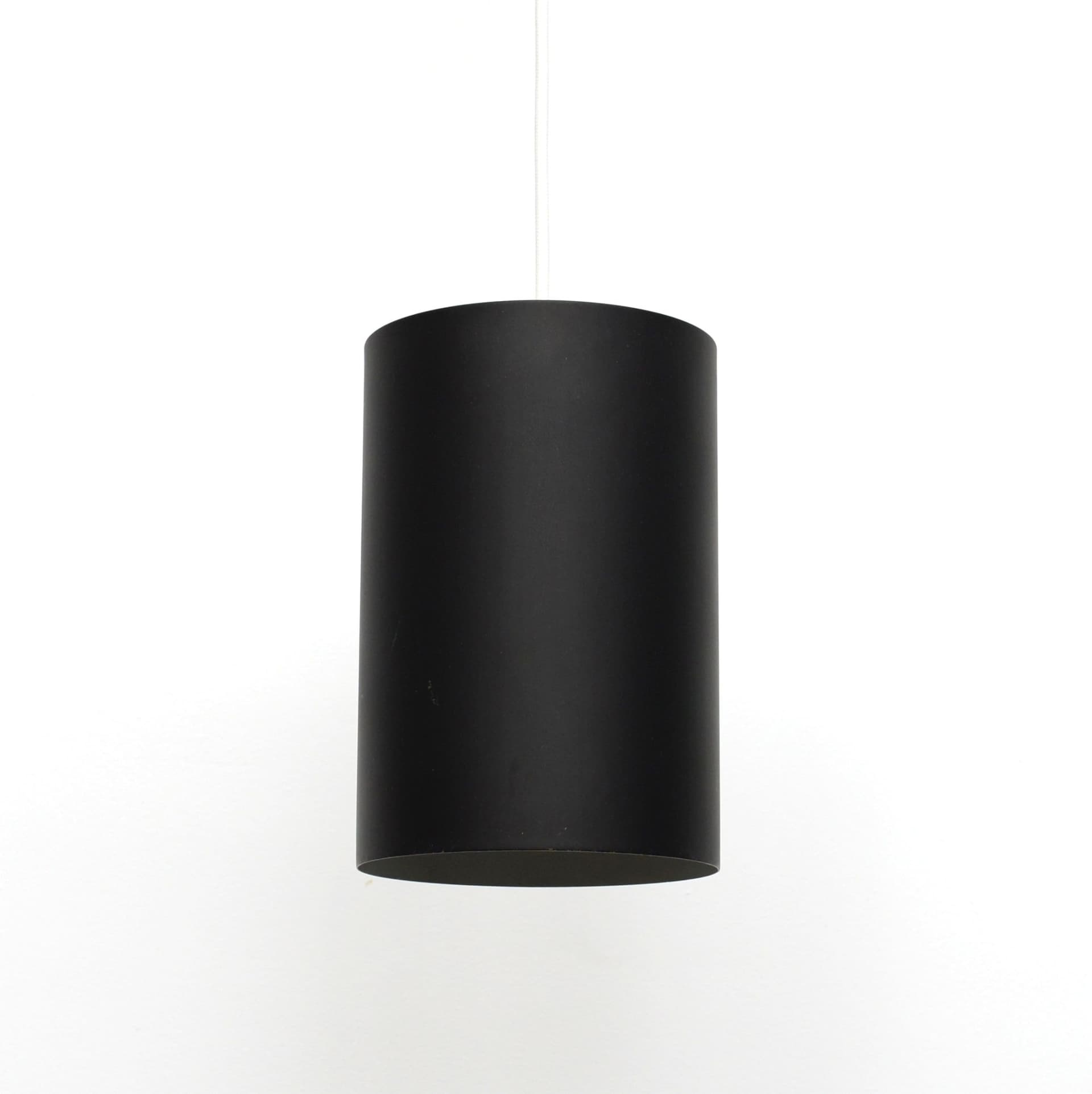 Lampa Cylinder, metal czarny, proj. E&J Meiling, Louis Poulsen, Dania, lata 70. - 372553