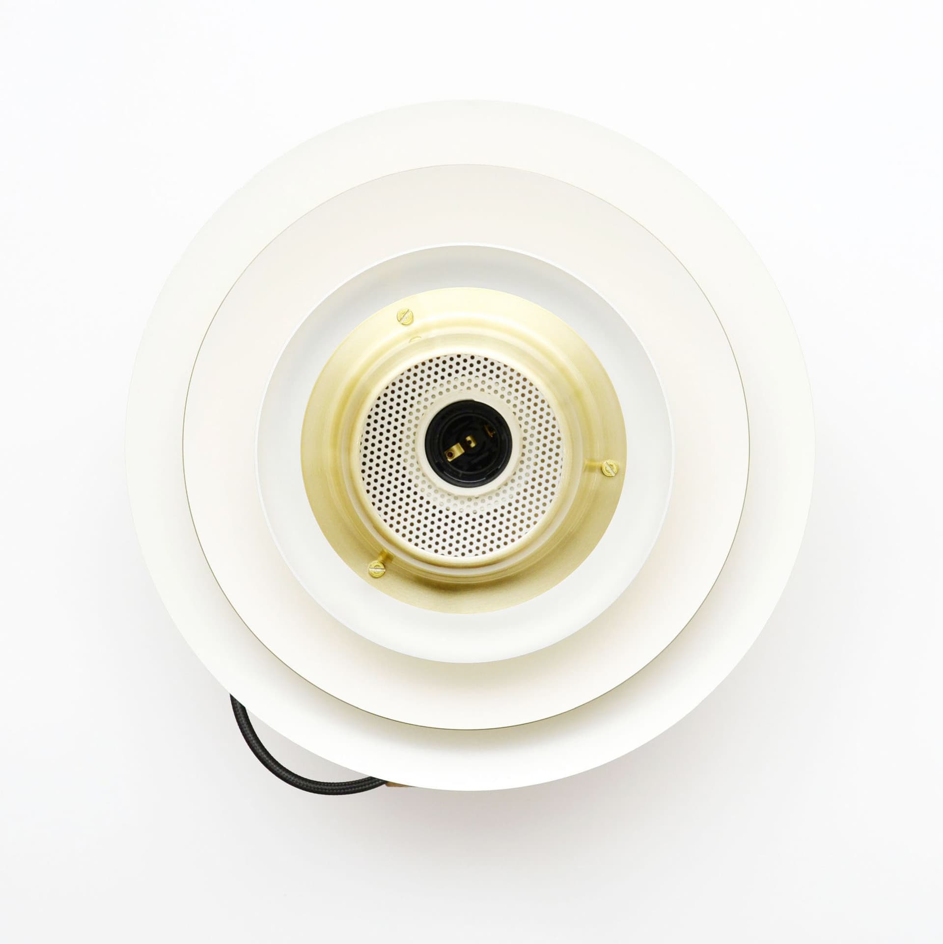 Lampa wisząca, złoty, mosiądz, Jeka, Dania, lata 70. - 372580