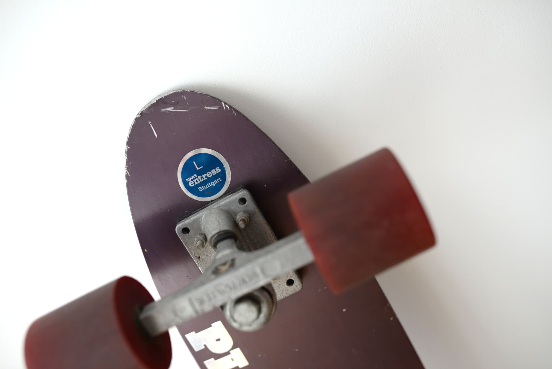 Deskorolka cruiser, szary aluminium, Niemcy, lata 70. - 372605