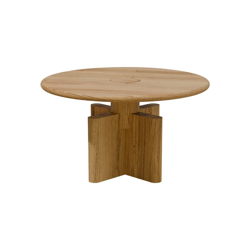 Coffee table Solis 01.01 oak, Ø52, Snapp Form