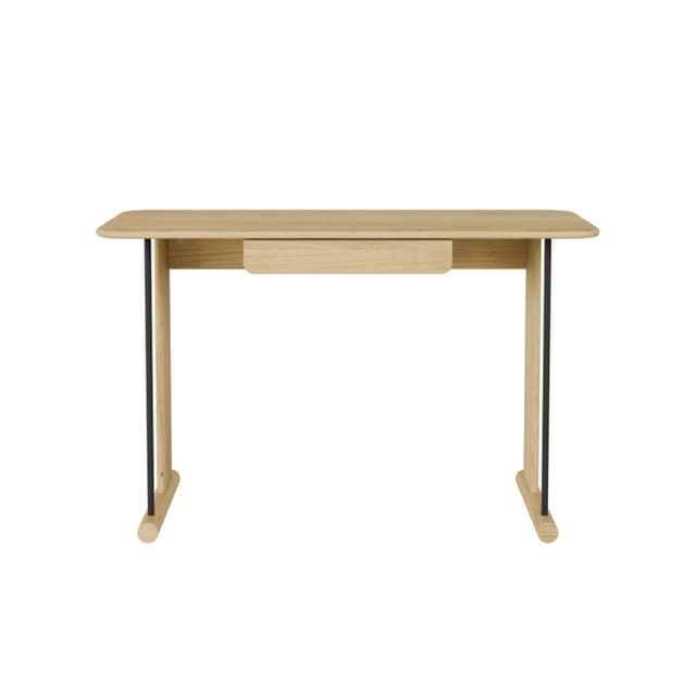 Desk with drawer Agenda 07.01 oak, 120x50x75, Snapp Form - DIMENSION