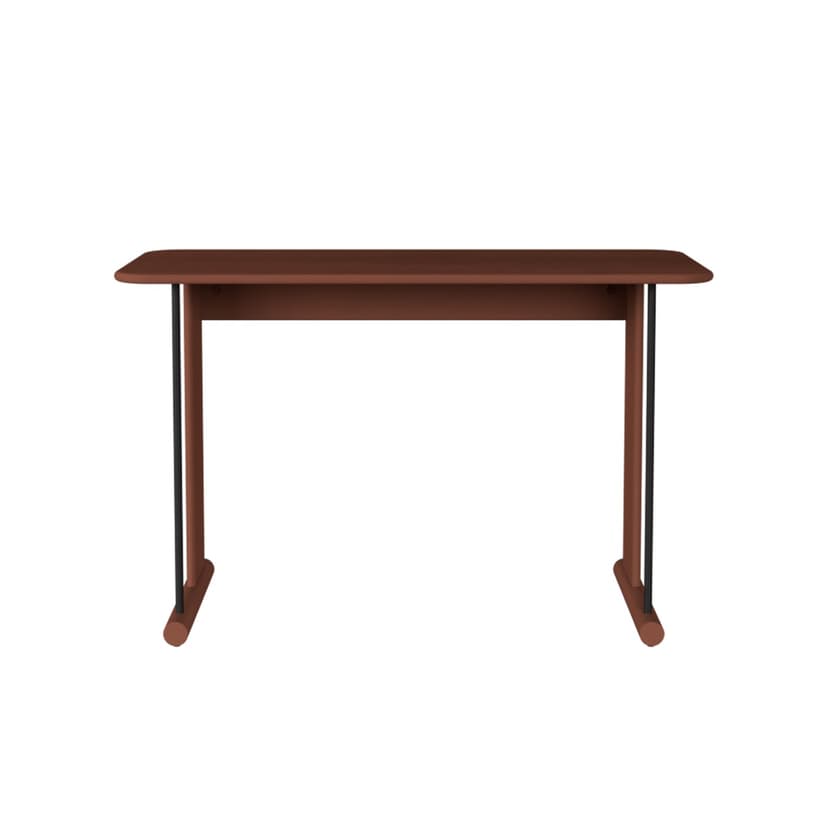 Desk Agenda 07.01 reddish brown, 120x50x75, Snapp Form