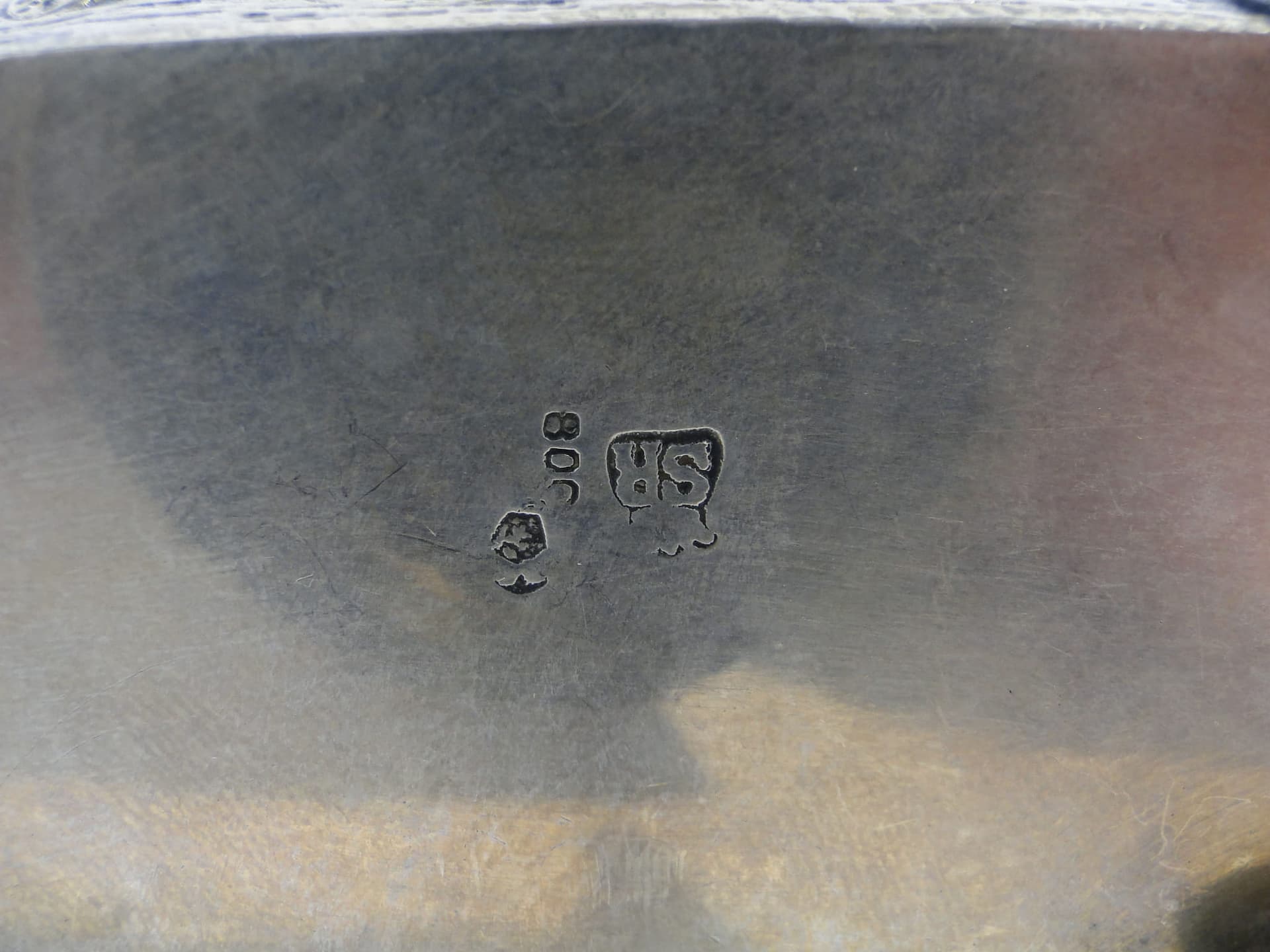 Stołowa lampa oliwna, srebro srebrny, Niemcy, XIX w. - 372788