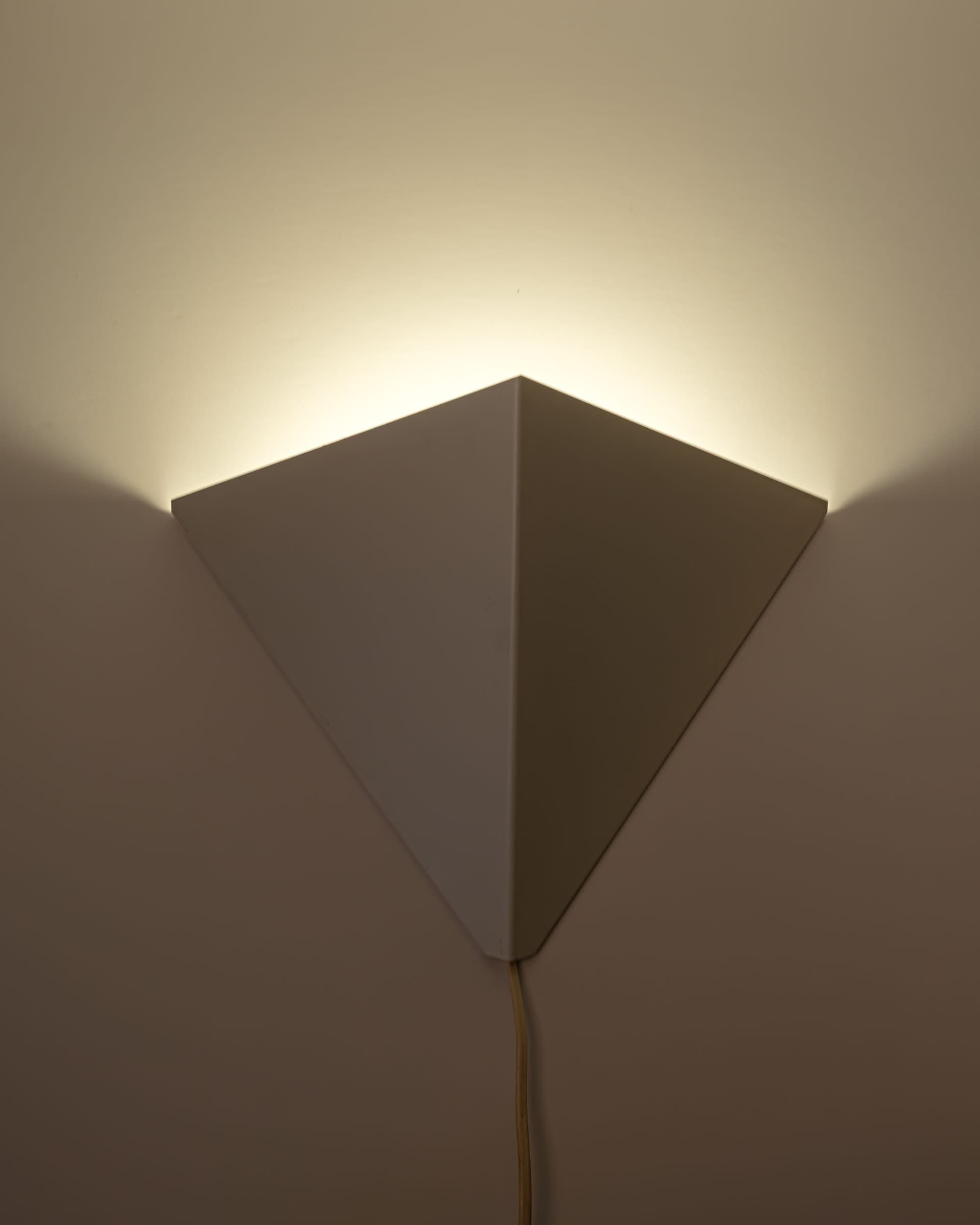 para kinkietów minimalistycznych, szary, metal, Dania, lata 80. - 372807