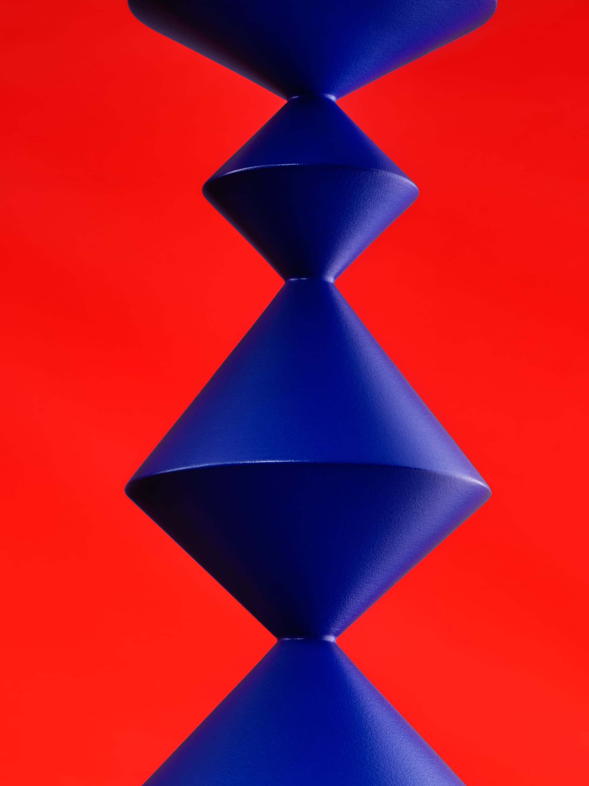 Totem Deco Hourglas Mini kobaltowy, Totem Studio - 3108