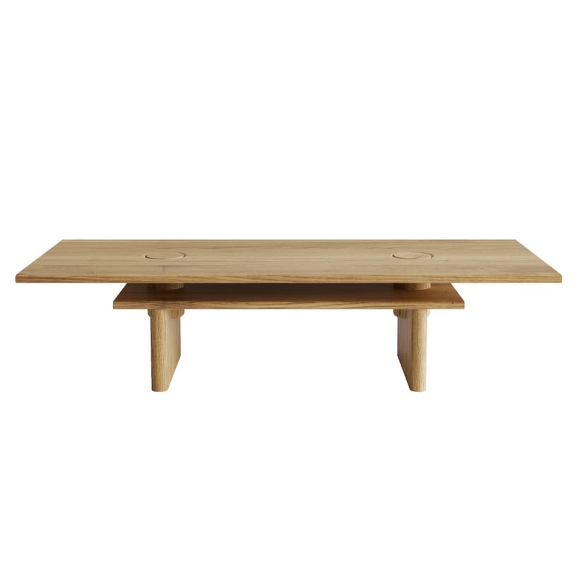 Coffee table Solis 02.01 oak 120x72, Snapp Form
