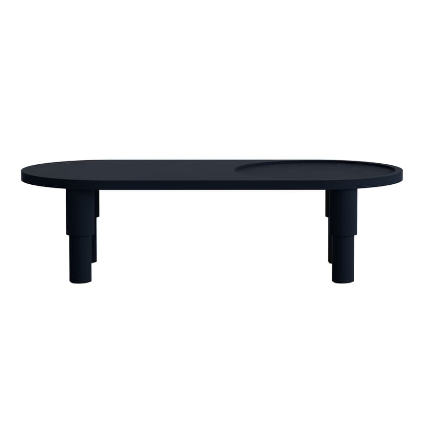 Coffee table Tele 02.01, navy blue, 130x60, Snapp Form