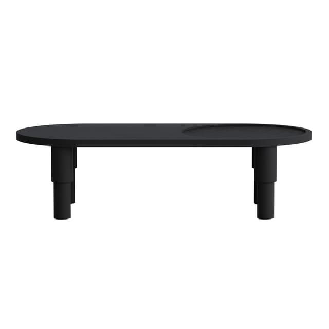 Coffee table Tele 02.01 black, 130x60, Snapp Form - DIMENSION