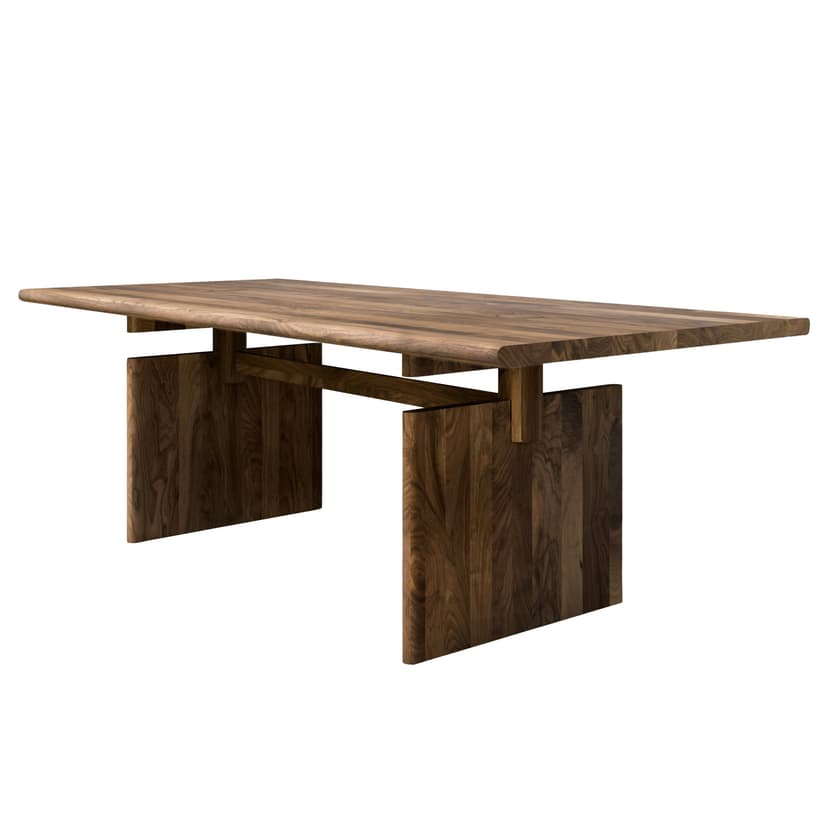 Table Solis 03.01 American walnut 180x90, Snapp Form