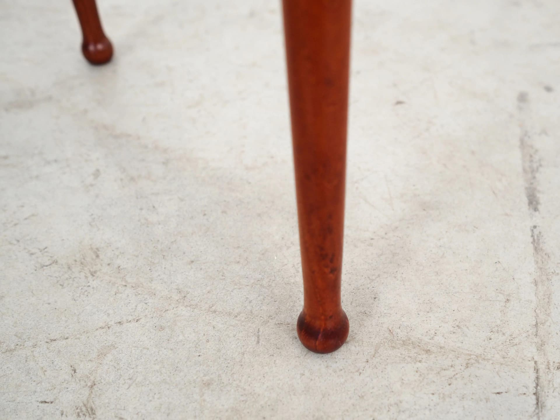 Coffee table, orange teak, Denmark, 1970s. - 27303
