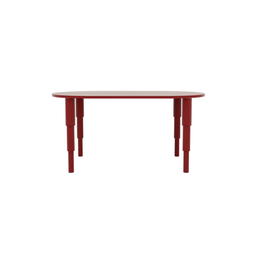 Table Tele tic 03.01 burgundy, 160x90, Snapp Form