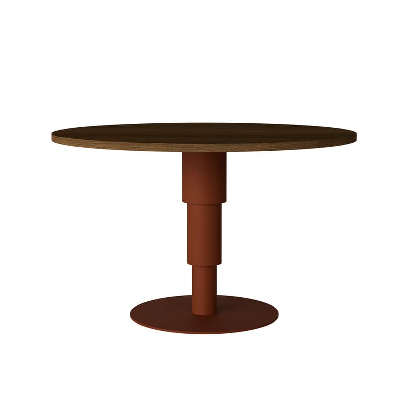 Table Tele one 03.02 oak cassela Ø120, Snapp Form