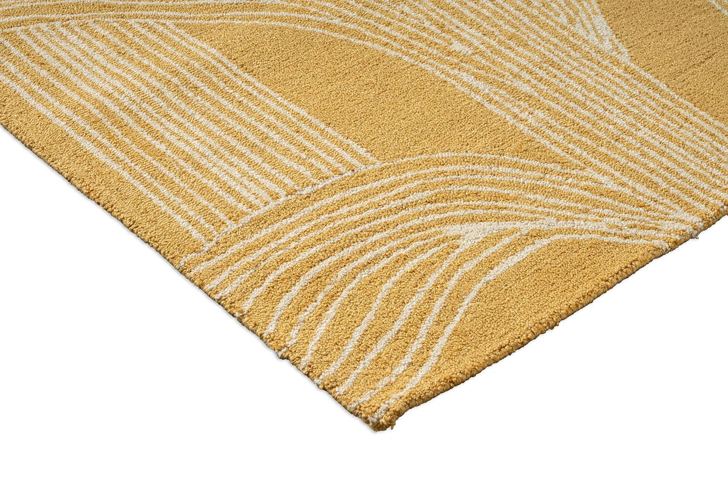 Dywan Kukat Puhkeavat Straw, żółty, poliester, 140x200 cm, Marimekko - 373892