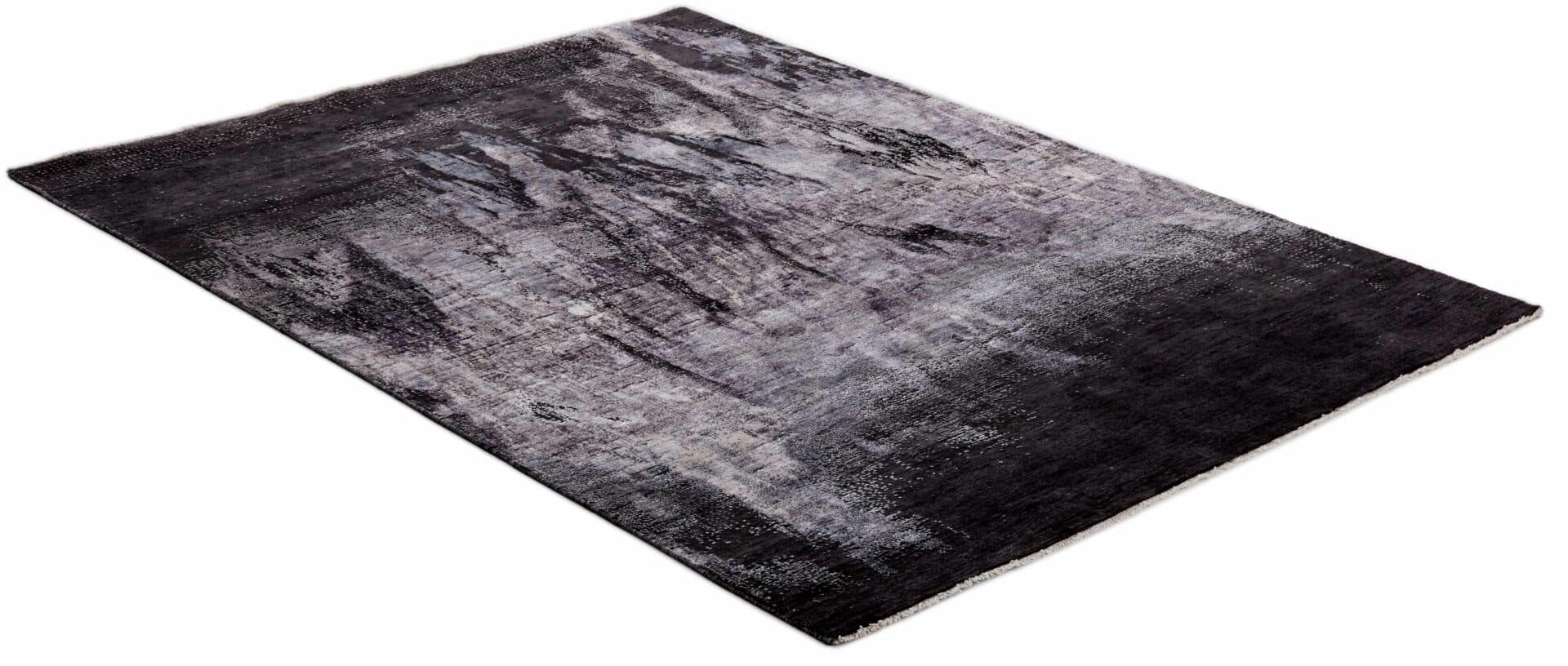 Rug Seduction grey silver white beige, 170x240, wool viscose, Reza's - 374056