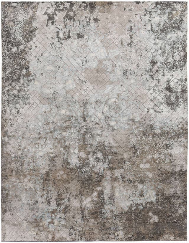 Rug Seduction beige grey blue, 250x300, wool viscose, Reza's - DIMENSION