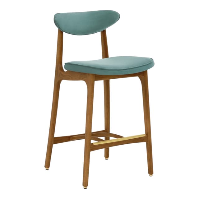 Krzesło barowe 200-190 S/65 Velvet Mint, velvet miętowy, jesion 03 Dark, 366 Concept - WYMIARY