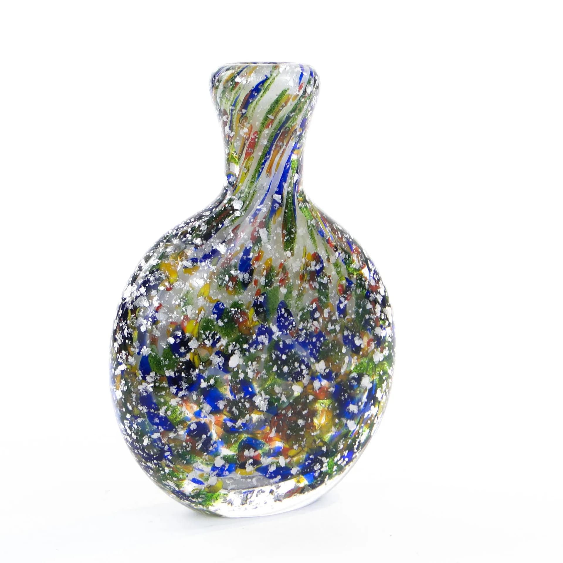Snuff Bottle, mosaic multicolor, glass, Germany, 1950s. - 374315