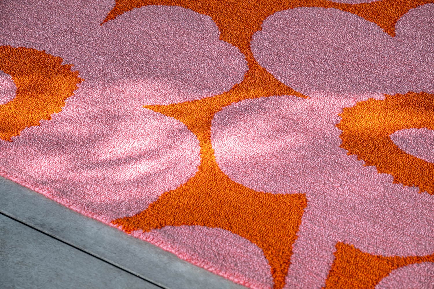 Rug Unikko Pink Orange orange, pink 140x200, Marimekko - 375960