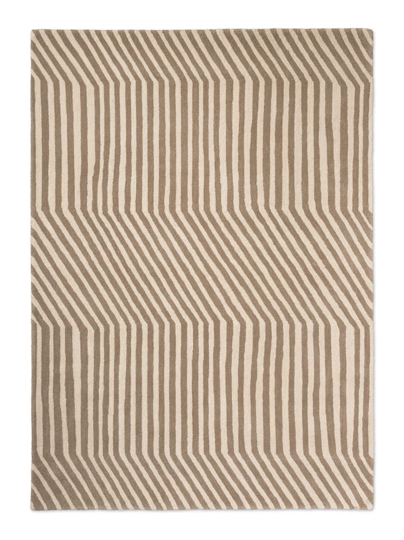 Rug Kalasaaski Greige beige, grey 140x200, wool, Marimekko