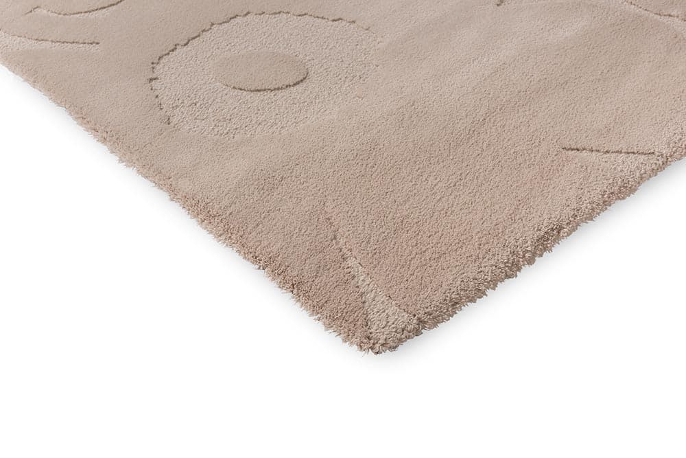 Rug Unikko Light Beige beige 140x200, wool, Marimekko - 376952