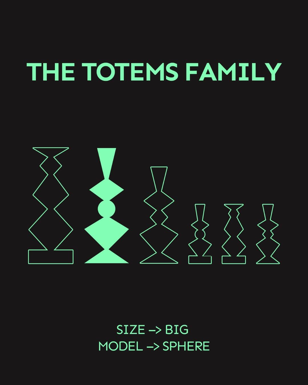 Totem Deco Sphere Big limonkowy, Totem Studio - 3143