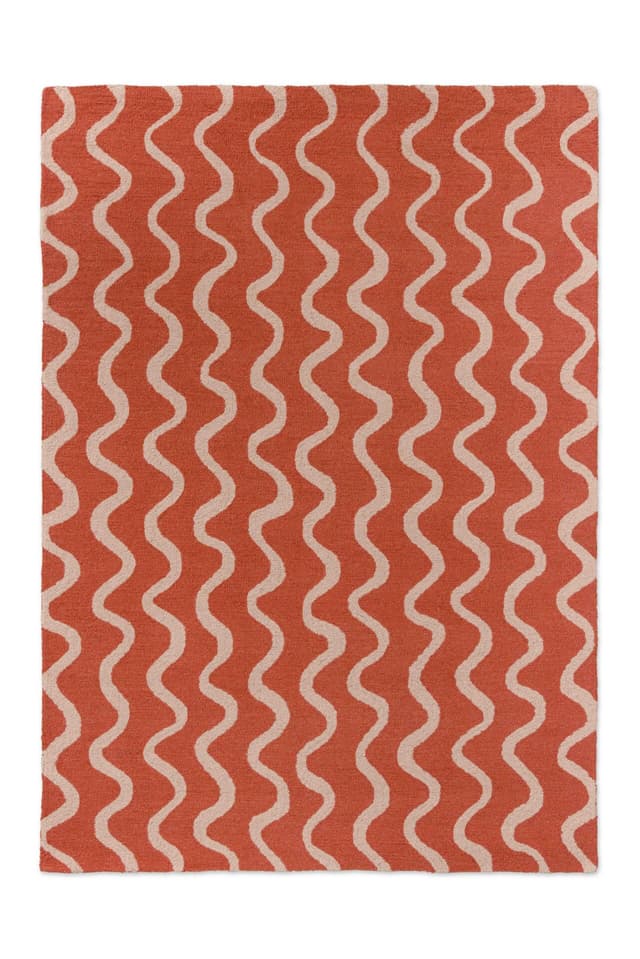 Rug Ribbon Coral, red, pink, 120x180 cm, wool, Scion Living - DIMENSION