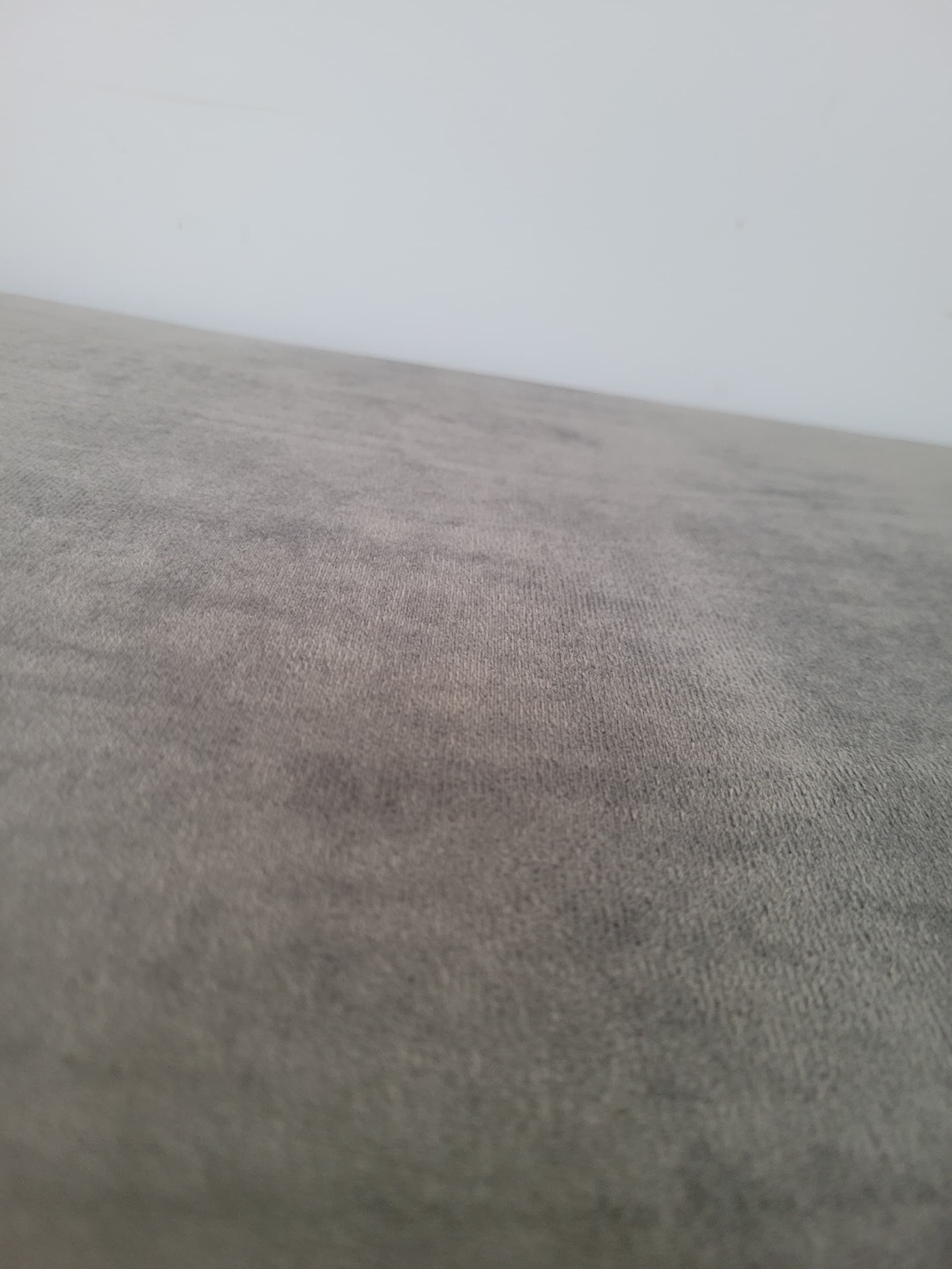 Stool Patyczak, grey velvet, light beech, Poland, 1970s. - 377285