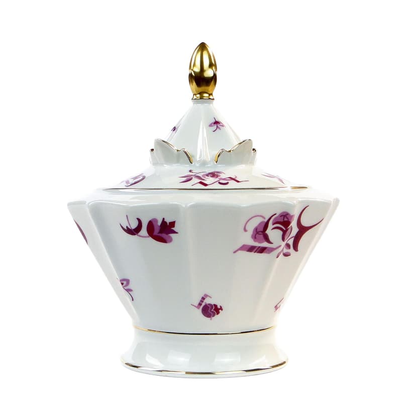 Bonbonniere Art Deco, white porcelain, Germany, 1930s.