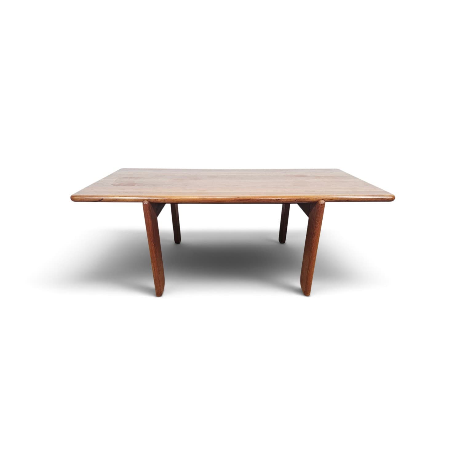 Coffee table, brown teak, Denmark, 1970s. - 377504