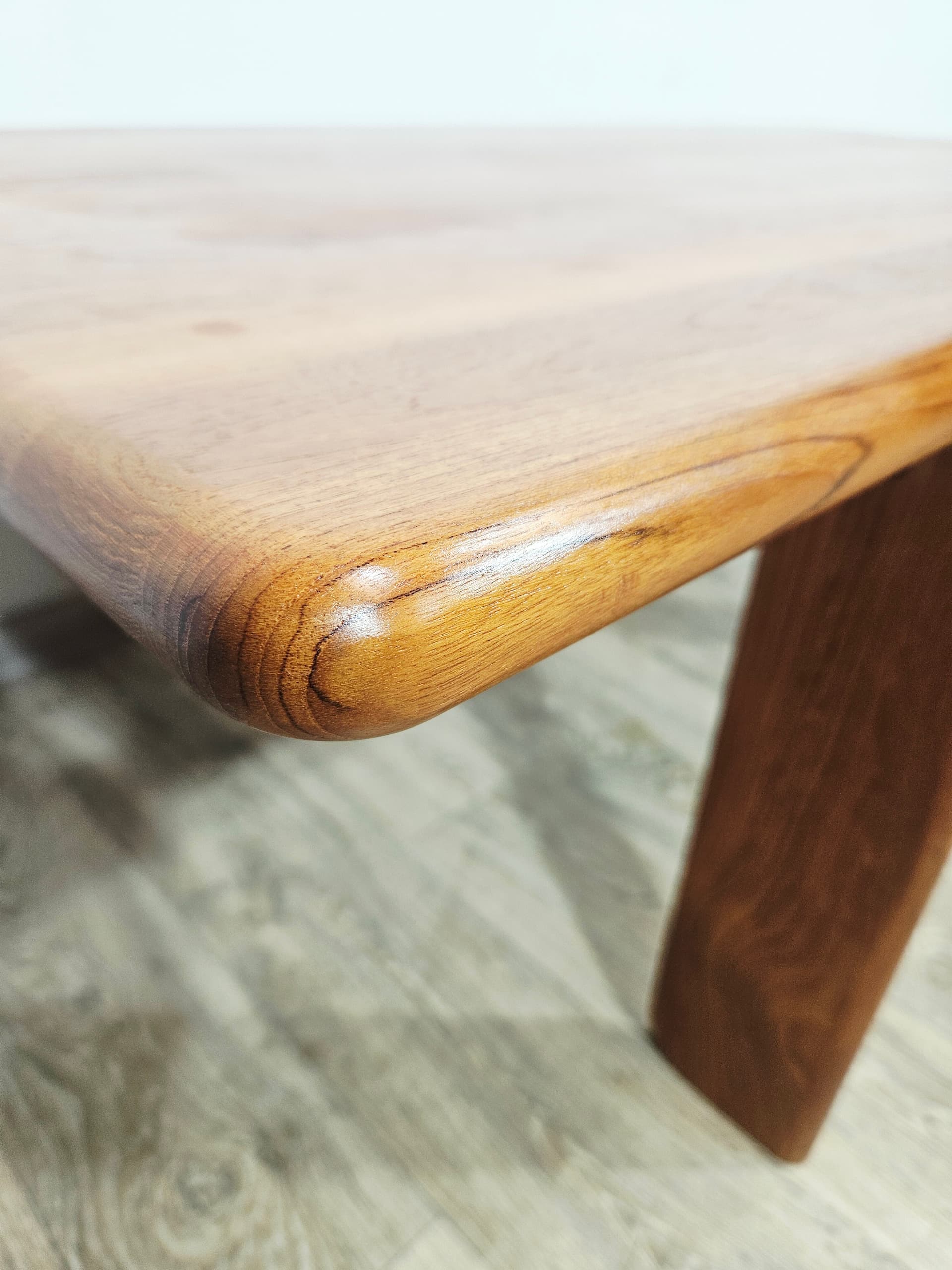 Coffee table, brown teak, Denmark, 1970s. - 377512