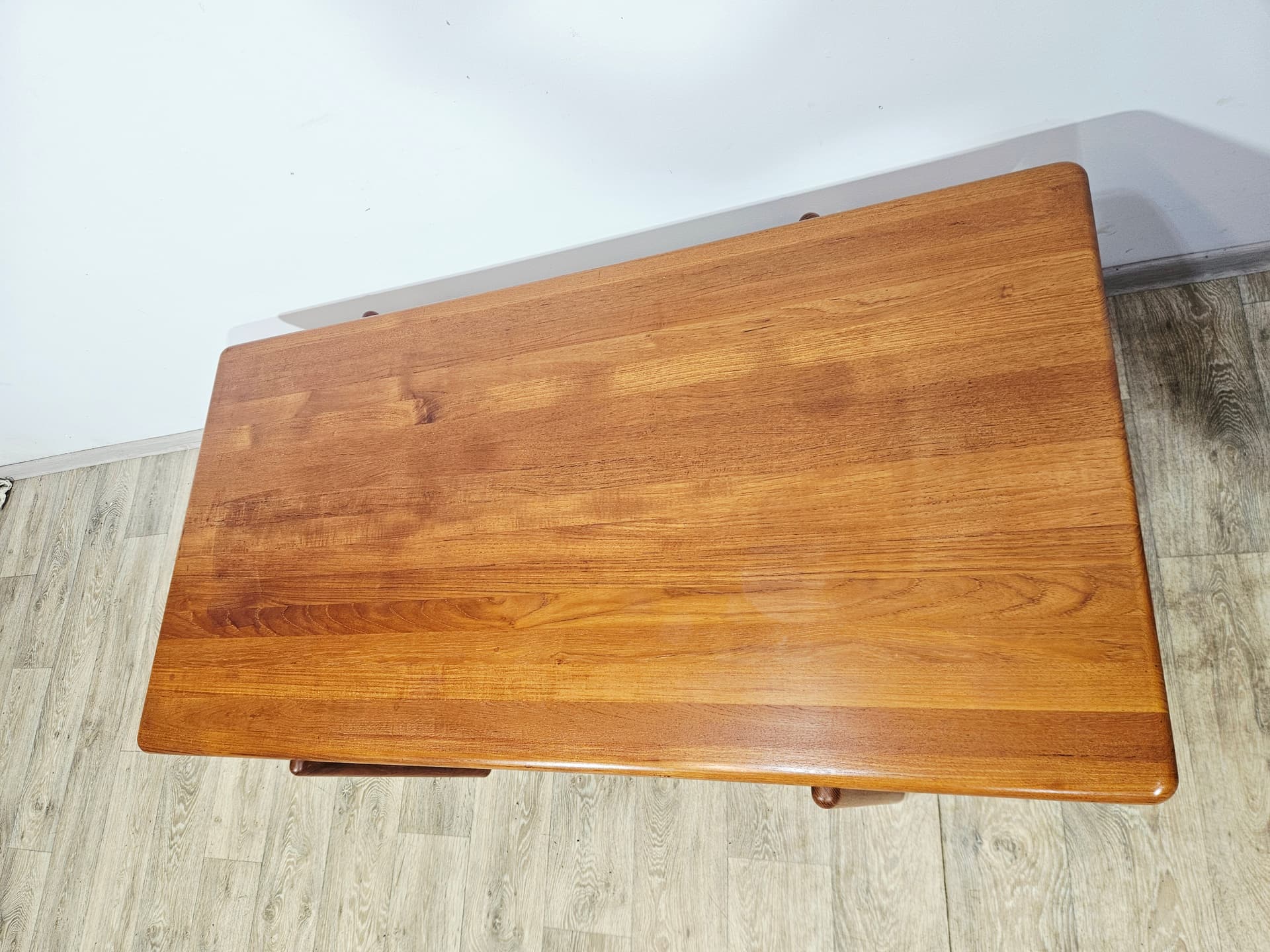 Coffee table, brown teak, Denmark, 1970s. - 377513