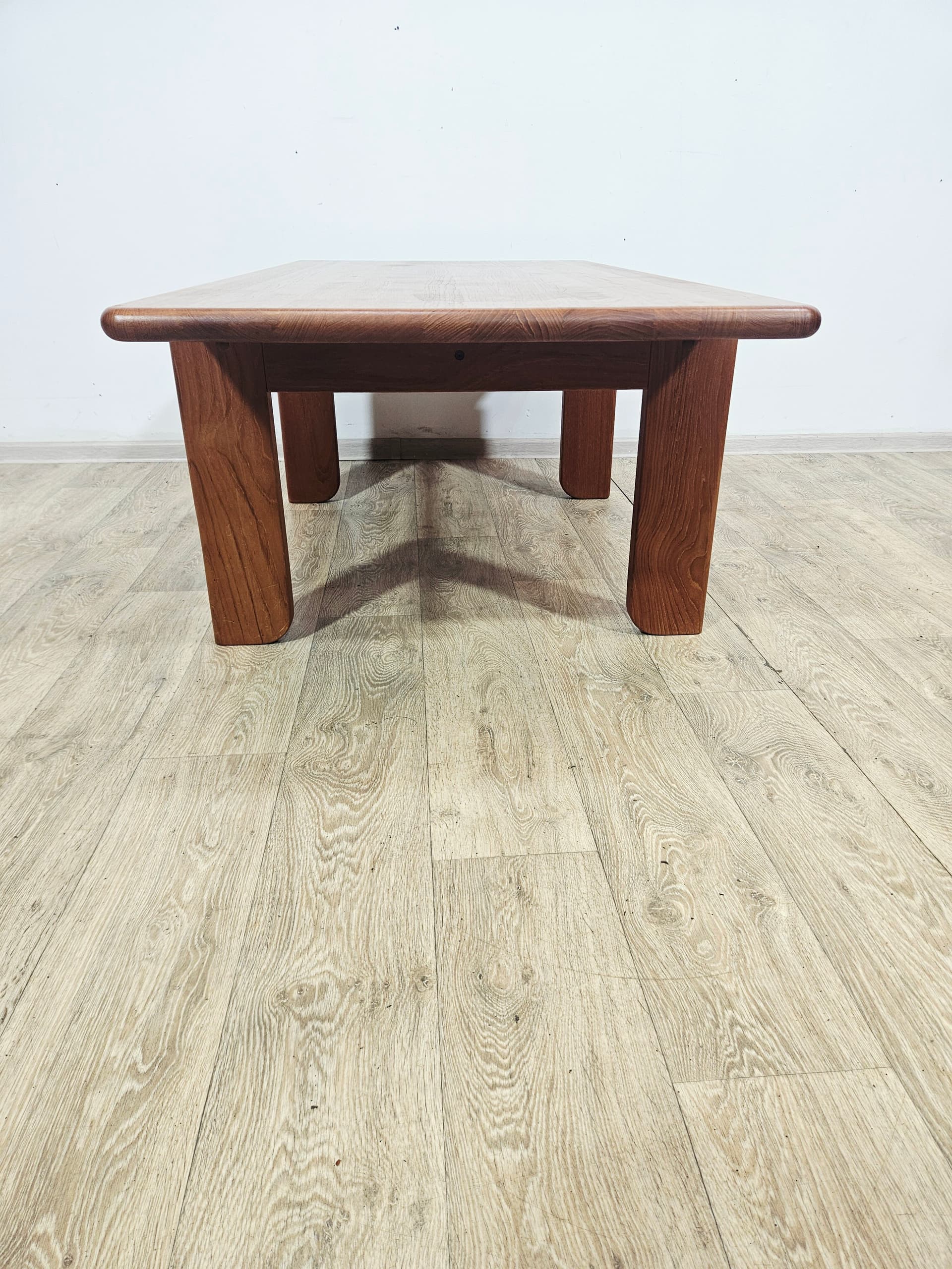 Coffee table, brown teak, Denmark, 1970s. - 377509