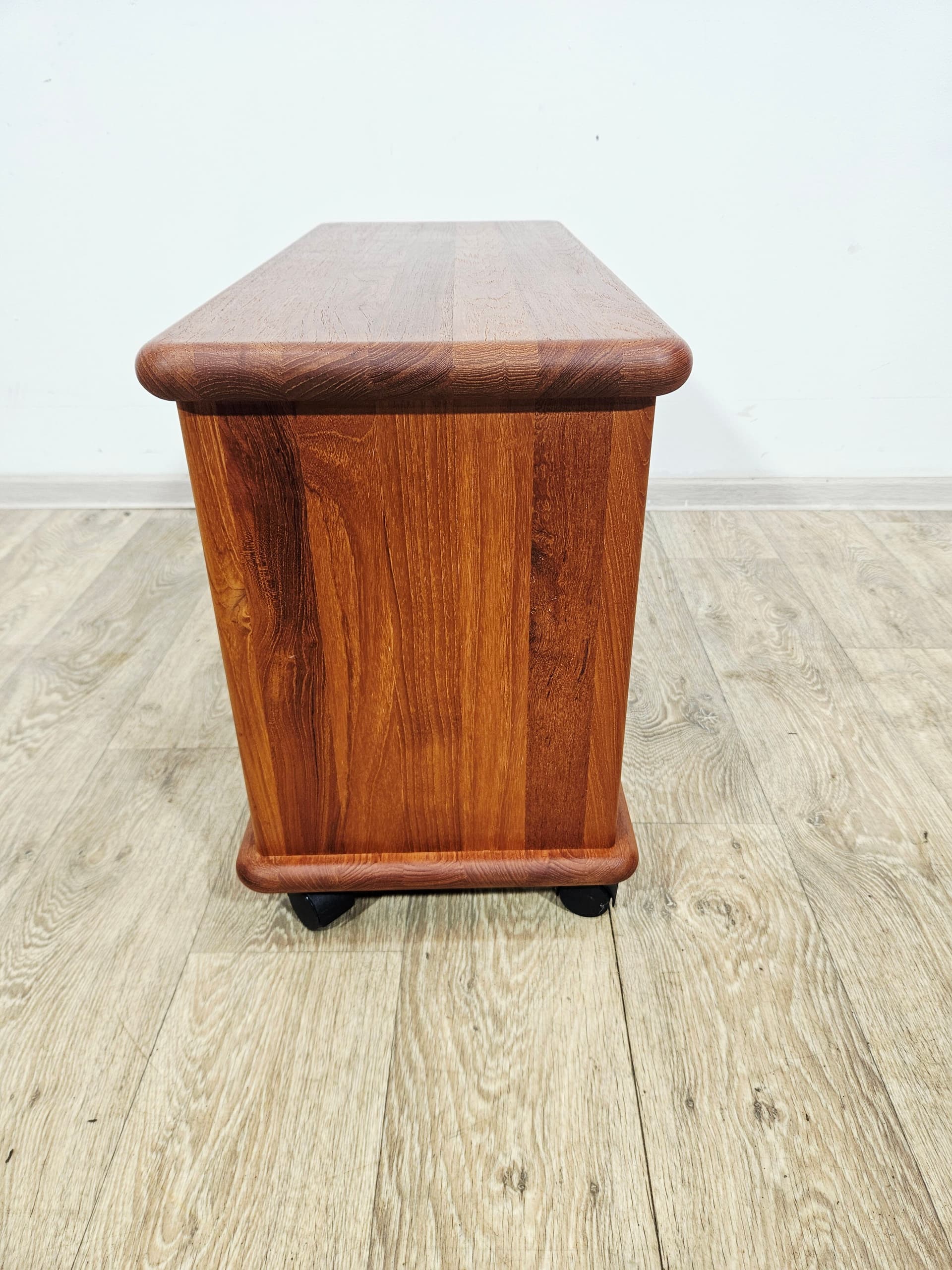 TV cabinet, brown teak, Denmark, 1970s - 377564