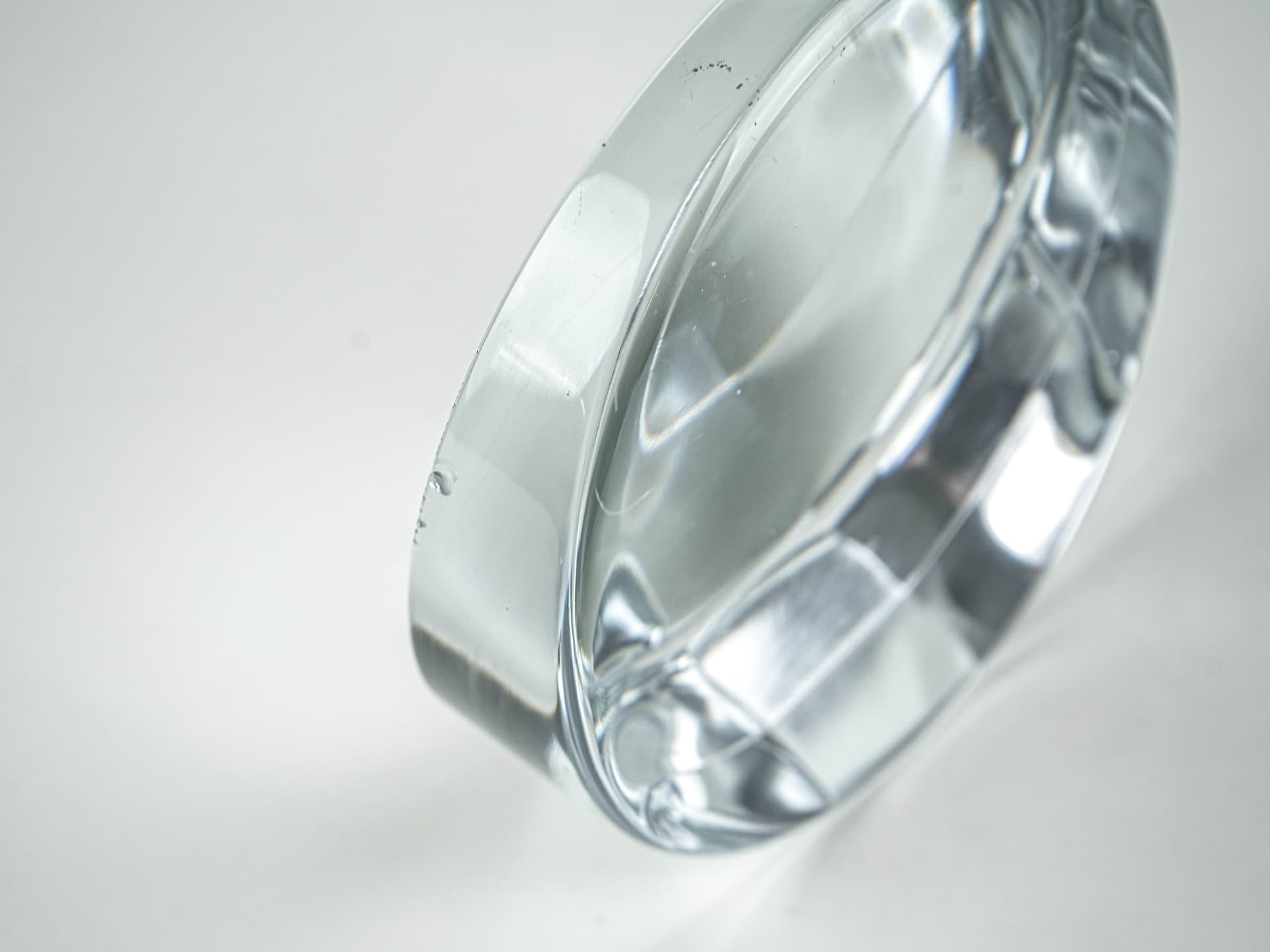 Paperweight, clear glass, Holmegaard, Denmark, 1970s. - 377664