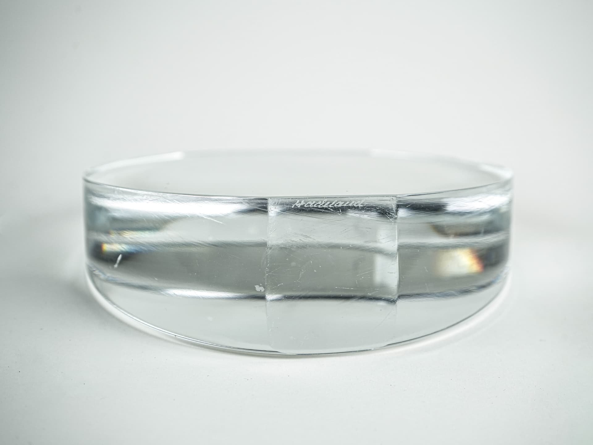 Paperweight, clear glass, Holmegaard, Denmark, 1970s. - 377666
