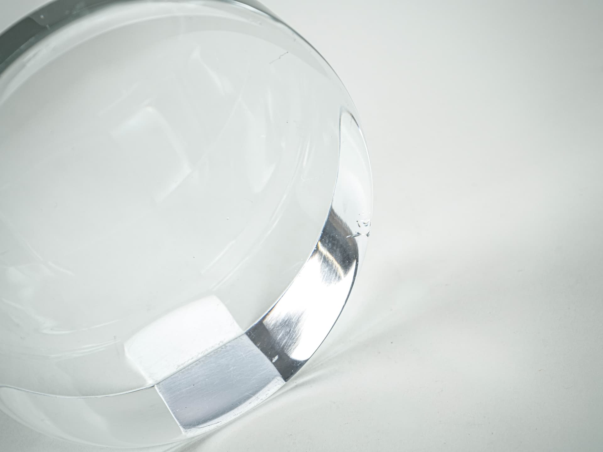 Paperweight, clear glass, Holmegaard, Denmark, 1970s. - 377662