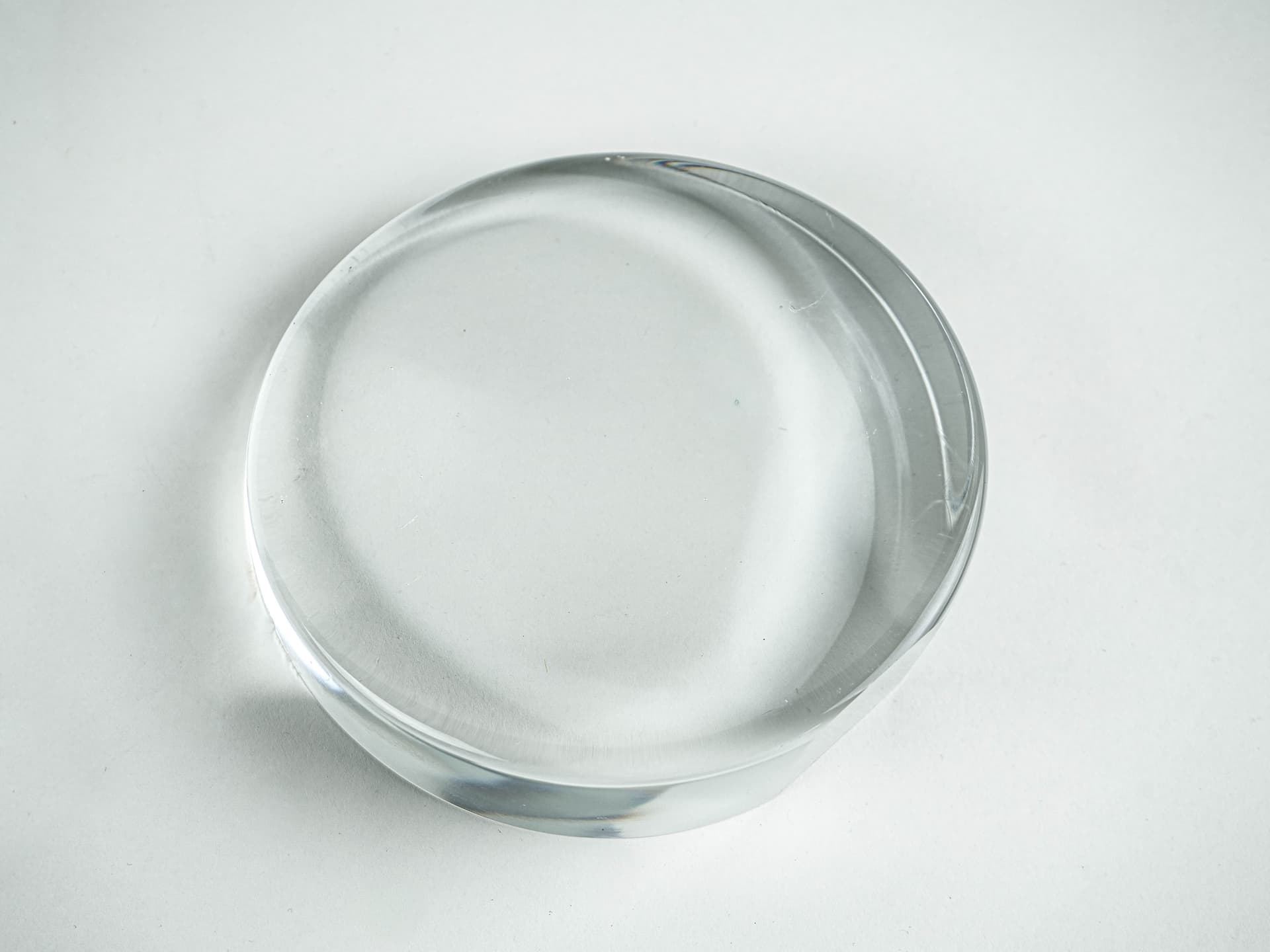 Paperweight, clear glass, Holmegaard, Denmark, 1970s. - 377663
